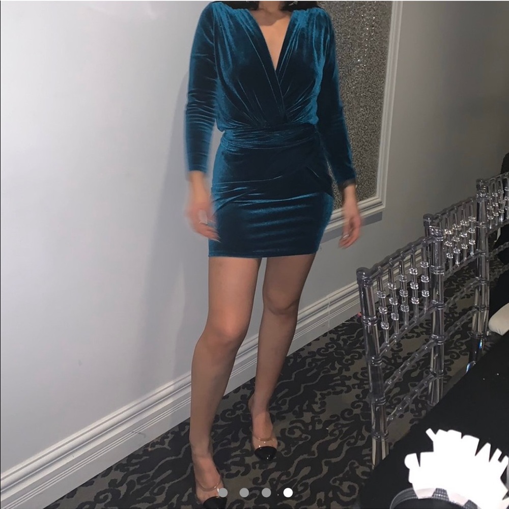 Misa Los Angeles velvet dress